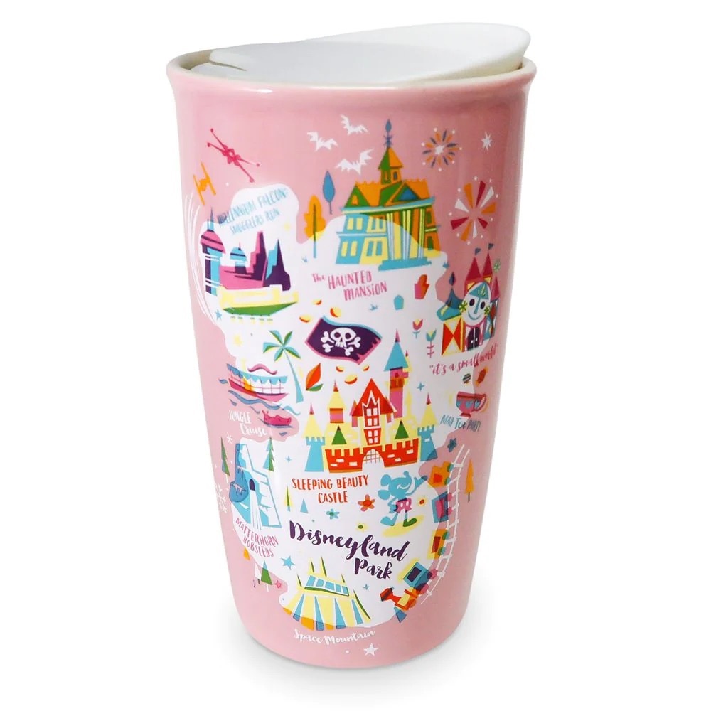 NWT Disneyland Disney California Adventure 2021 Starbucks Ceramic Travel Tumbler